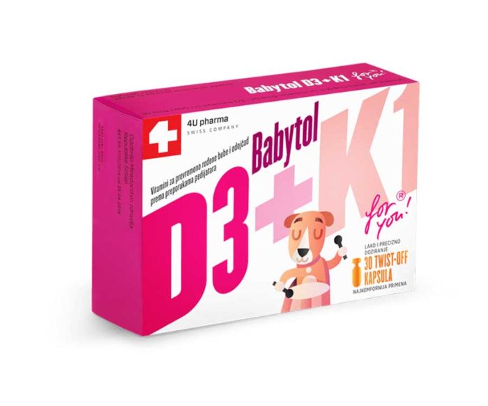 BABYTOL D3 + K1-Капсули