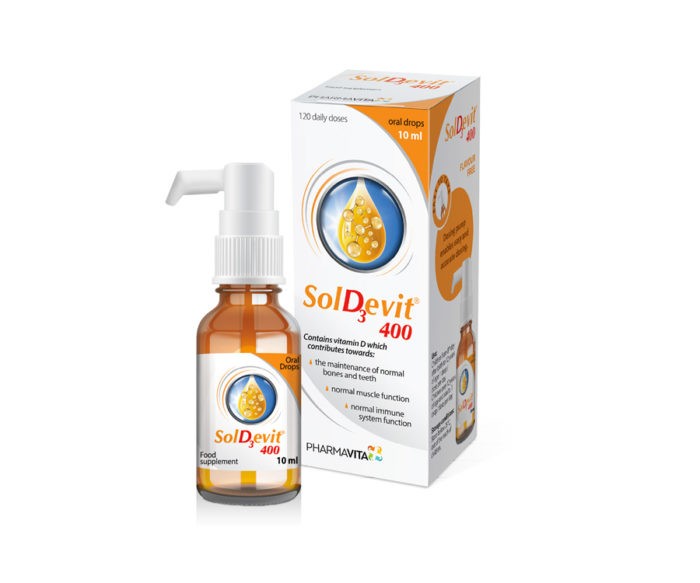 SolDevit 400IU витамин Д3
