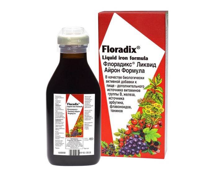 Floradix - Тоник со железо